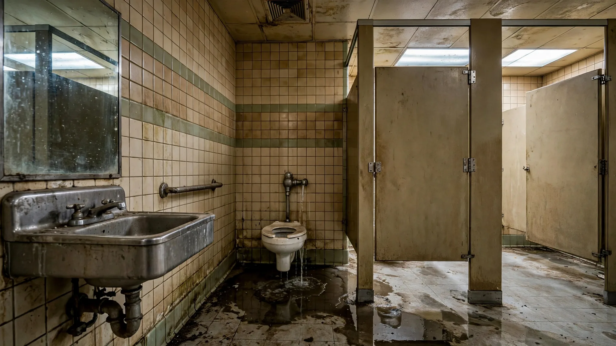 Before photo, Commercial Plumbing Repair in the Route 301 Corridor, by Bowie Plumbing Company