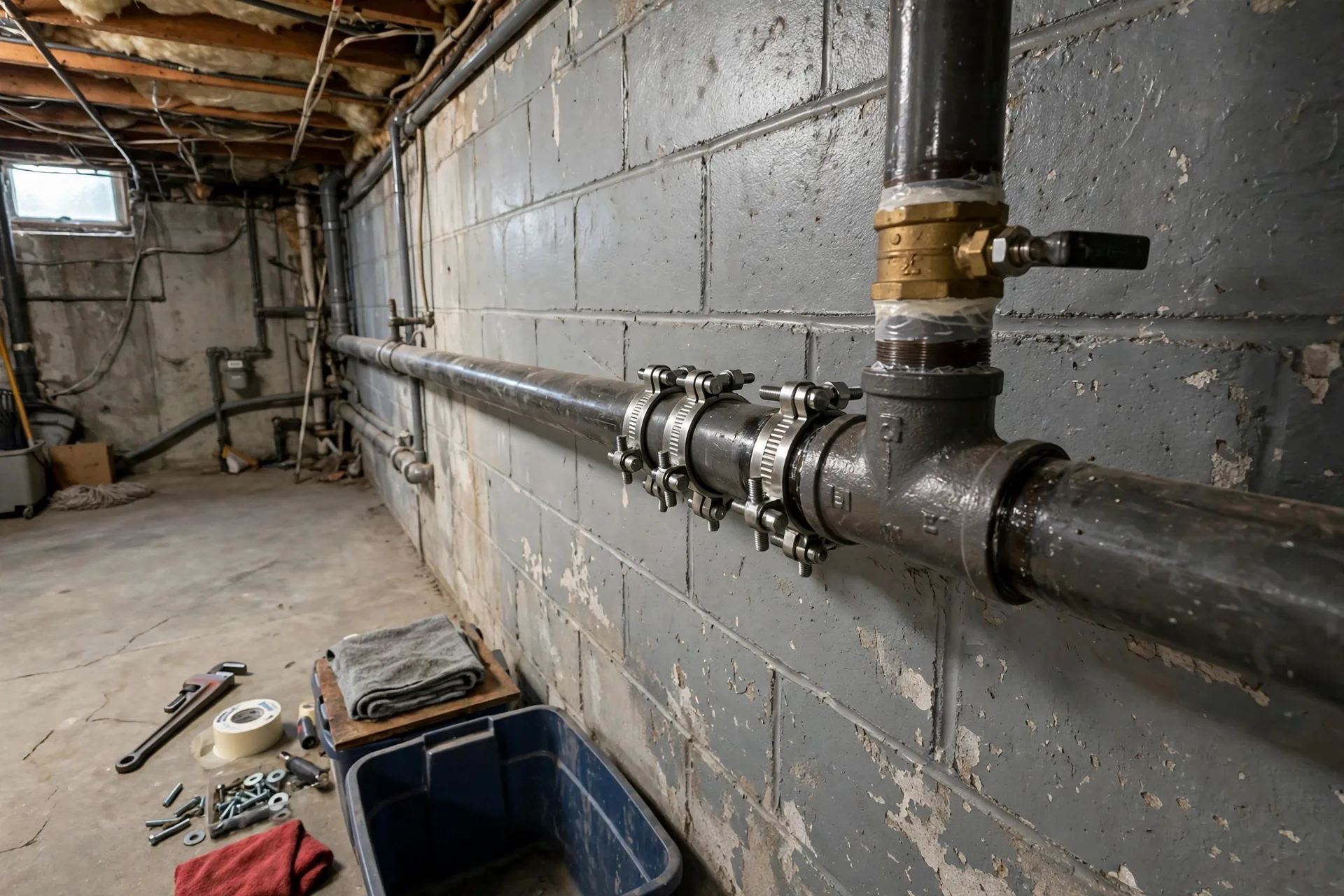 Emergency Plumbing — Burst Pipe Repair in Somerset by Bowie Plumbing Company