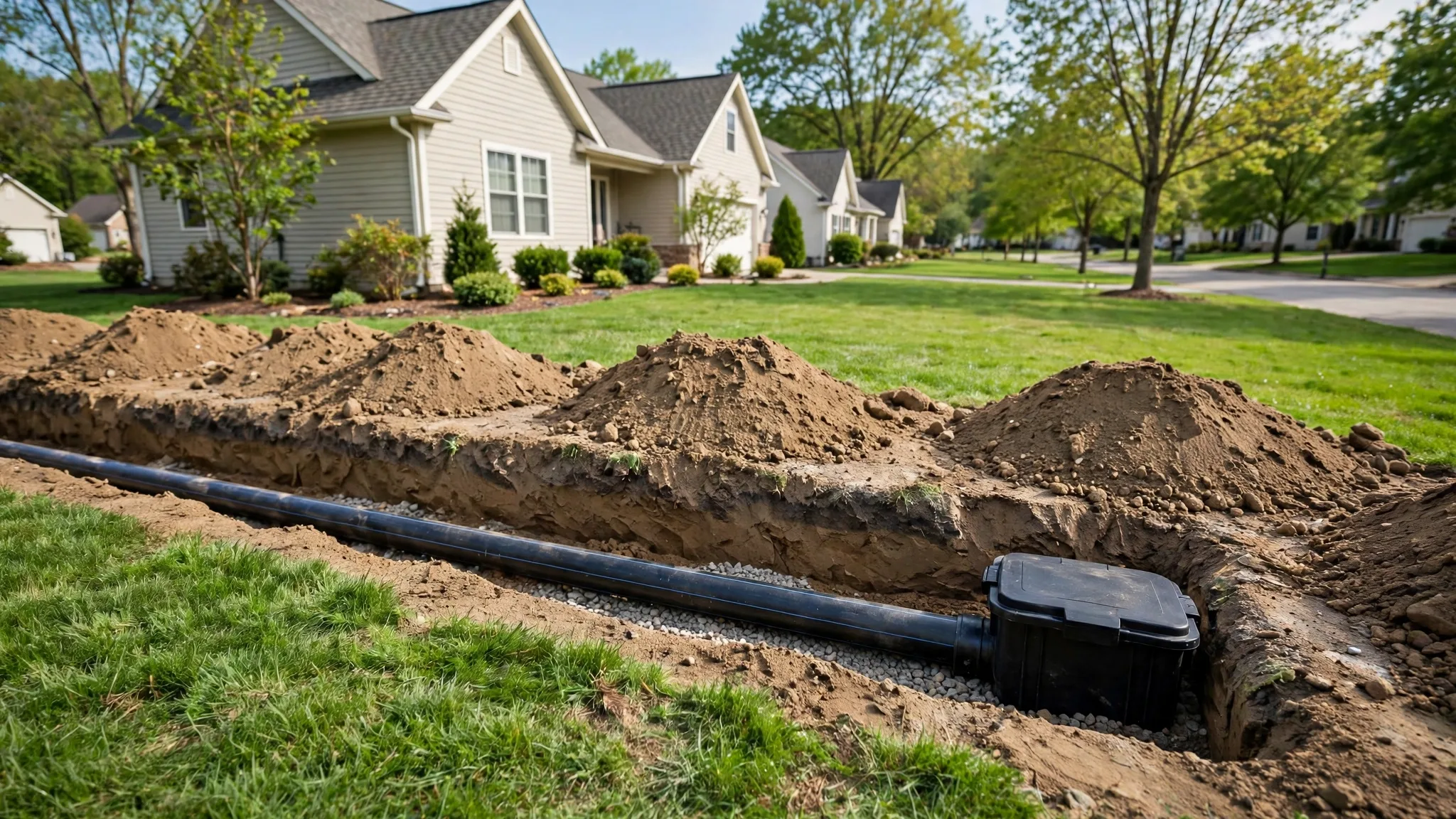 Main Line Water Leak Repair — Main Line Water Leak Repair in Belair by Bowie Plumbing Company
