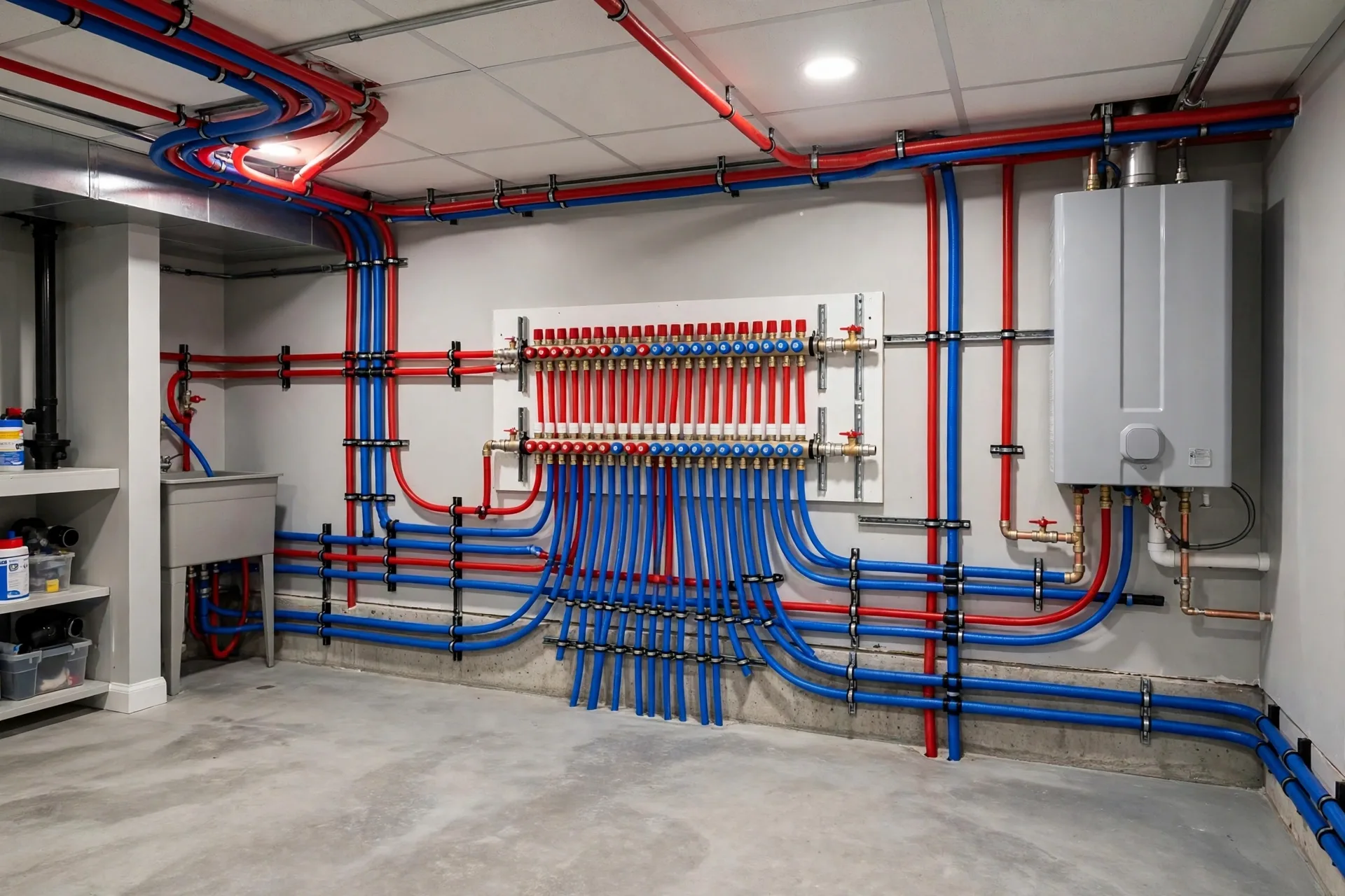 After photo,  Whole House Repipe in Mitchellville, by Bowie Plumbing Company