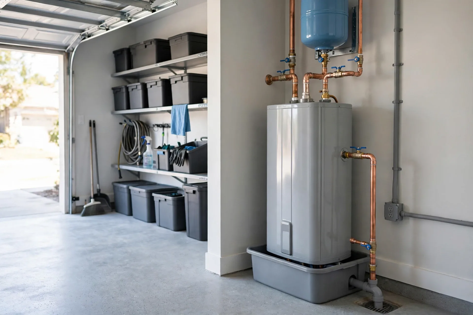 After photo,  Water Heater Installation in Woodmore, by Bowie Plumbing Company